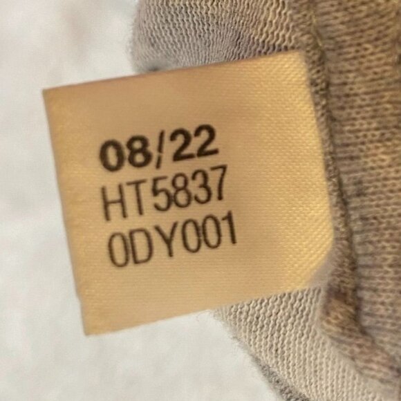 Reebok Women's Pocket Tee Shirt Large Heather Gray Recycled Cotton Blend - Picture 7 of 10